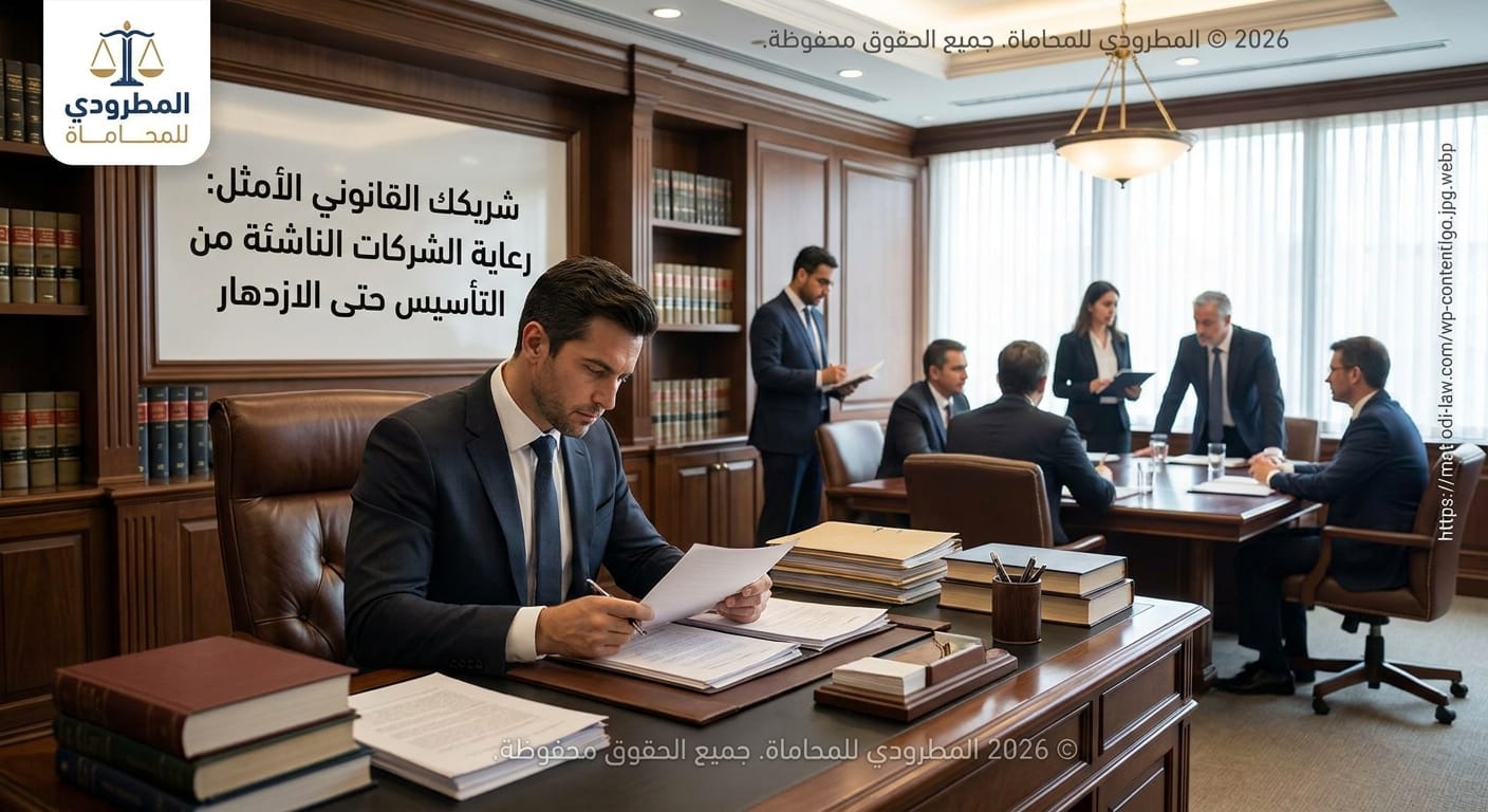 شريكك القانوني الأمثل: رعاية الشركات الناشئة من التأسيس حتى الازدهار 2 شريكك القانوني الأمثل: رعاية الشركات الناشئة من التأسيس حتى الازدهار