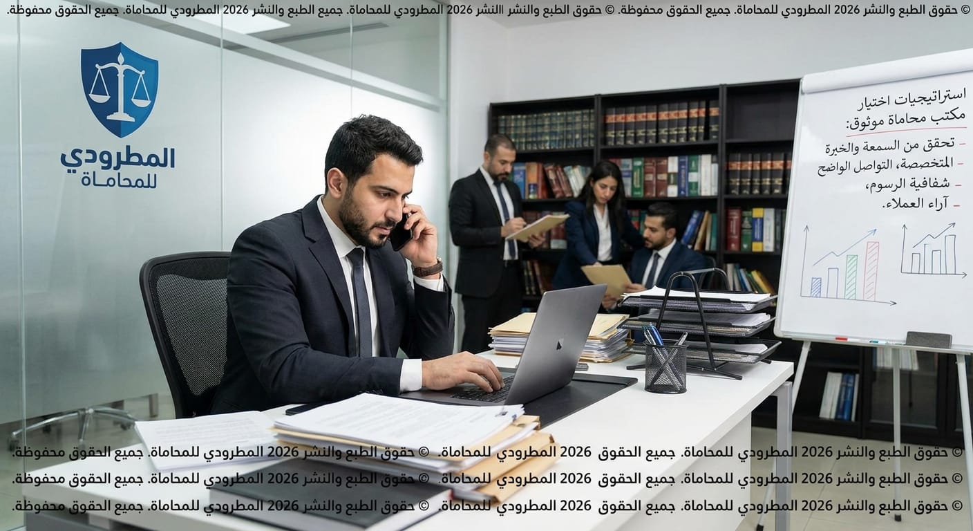 استراتيجيات اختيار مكتب محاماة موثوق لضمان حقوقك القانونية