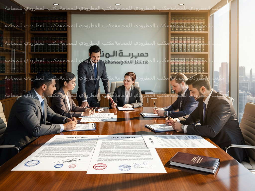 مكتب محاماة: خدمات التمثيل القضائي وصياغة العقود 1 مكتب محاماة
