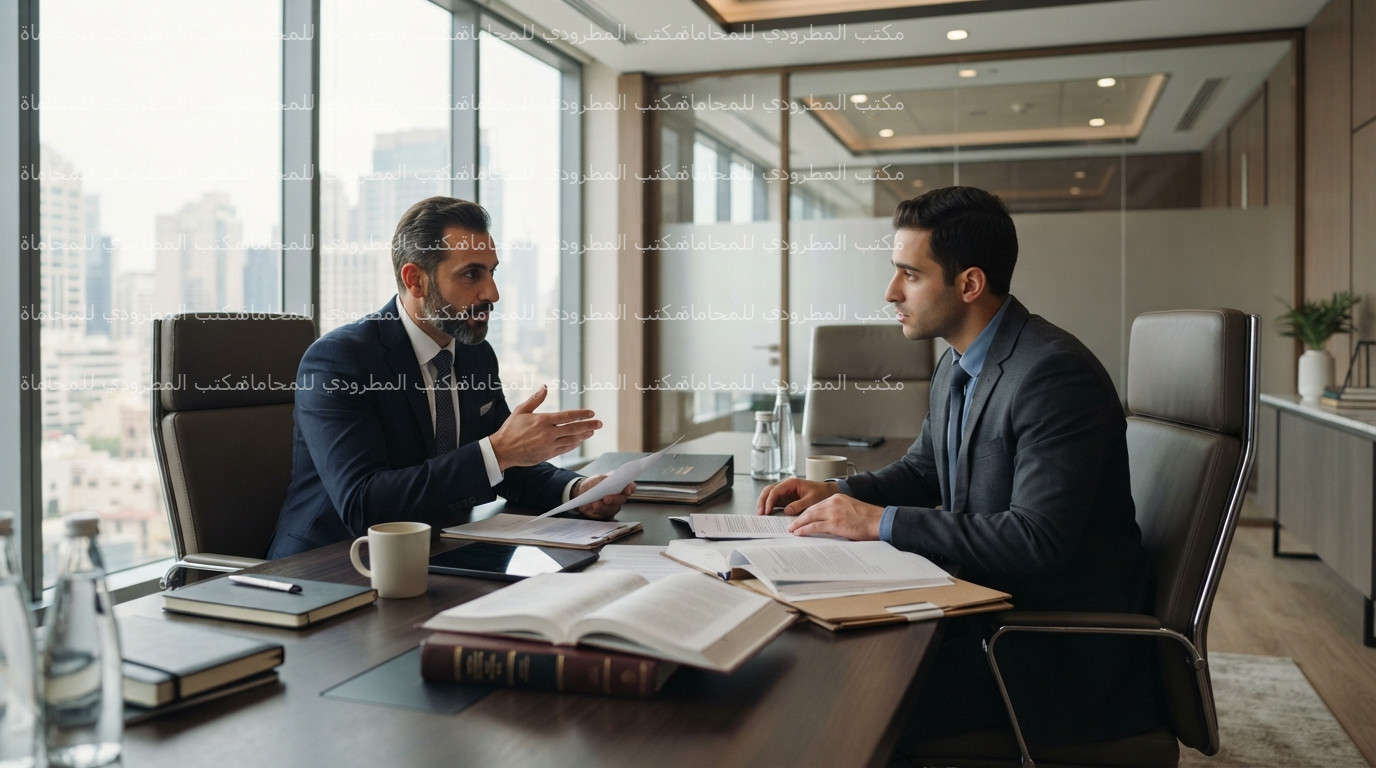 مكتب محاماة يوجه استثماراتك ويفض النزاعات التجارية بحرفية